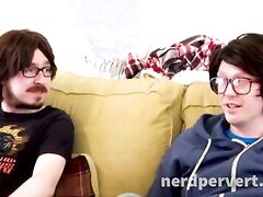 Myla Elyse Sucking Nerd Cock