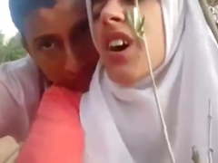 Muslim girl screaming