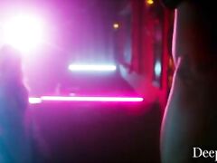 Deeper. Kayden and Kenna Fuck VIP in Strip Club Booth