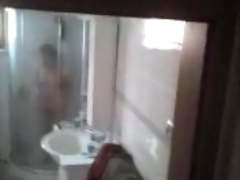 Chinese Granny Mature naked in Shower