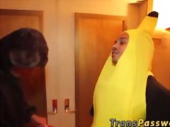 Sexy trans threesome with 2 huge cocks banging her