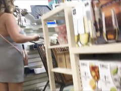 21yr old braless while shopping